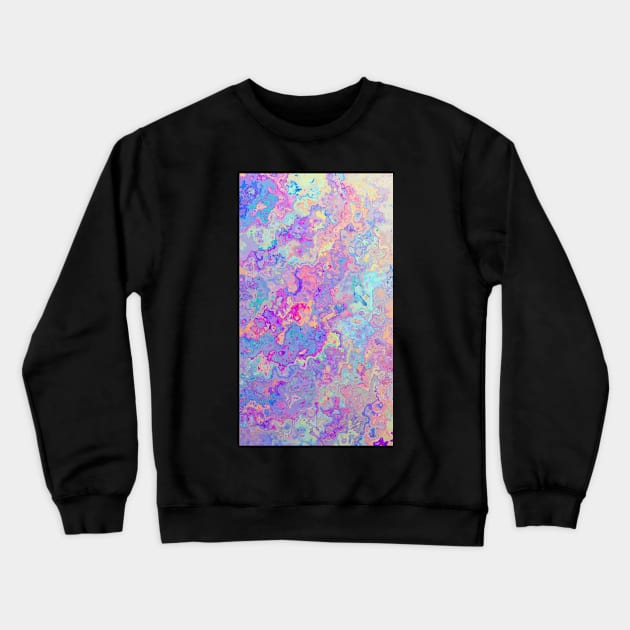 Rainbow Marble Crewneck Sweatshirt by LaurenPatrick